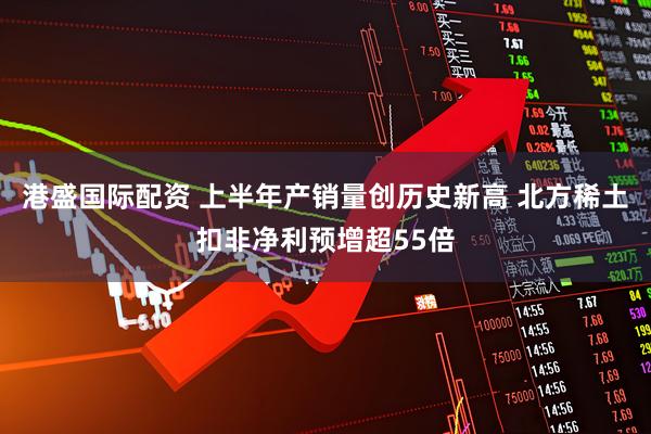 港盛国际配资 上半年产销量创历史新高 北方稀土扣非净利预增超55倍